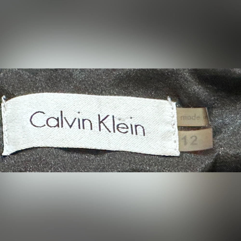 🖤🖤Calvin Klein Women’s Black Ruffle Spaghetti Strap Dress -🖤🖤 - Picture 7 of 9